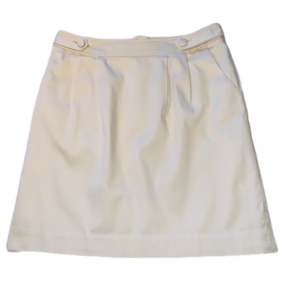 Lilly Pulitzer ivory cotton dress work skirt EUC